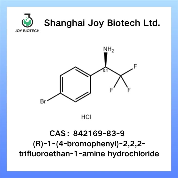 (R)-1-(4-bromofenil)-2,2,2-trifloroetan-1-amin Hidroklorür CAS NO 842169-83-9
