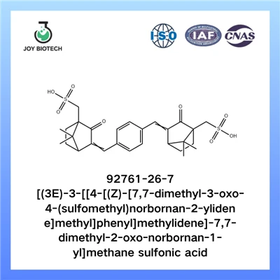 [(3E)-3-[[4-[(Z)-[7,7-dimetil-3-okso-4-(sülfometil)norbornan-2-iliden E]metil]fenil]metiliden]-7,7-dimetil-2-okso-norbornan-1-il]metan Sülfonik Asit CAS NO 92761-26-7